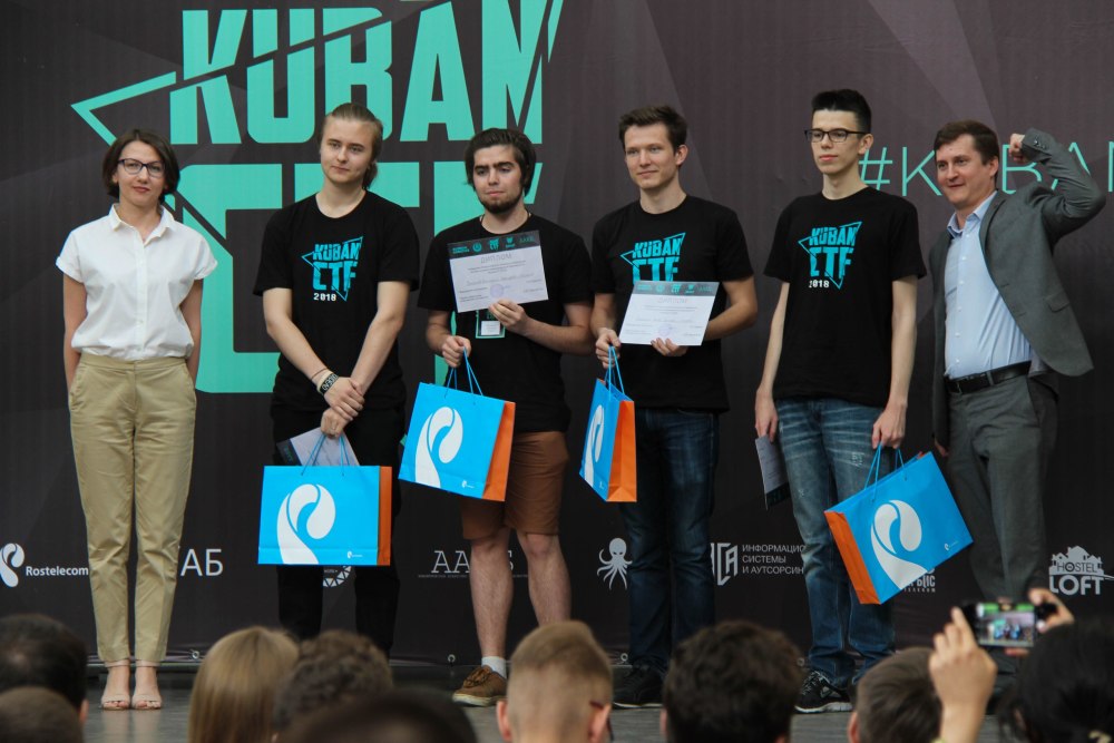Иллюстрация к новости: Студенты МИЭМ НИУ ВШЭ стали абсолютными победителями «KubanCTF-2018»